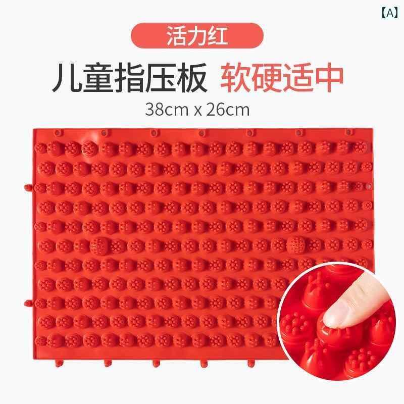 フット マッサージ マット 触覚 圧力 指 足 マッサージ パッド 足 圧力 プレート 子供 象徴 トレーニング 機器 ソフトシリコン 家庭用 ツボ