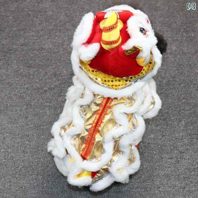 ペット服 犬服 春夏 猫と 犬の 獅子舞 秋冬服. ペット. 猫と 犬の 正月 服. 猫と 犬の 新年の 挨拶 服