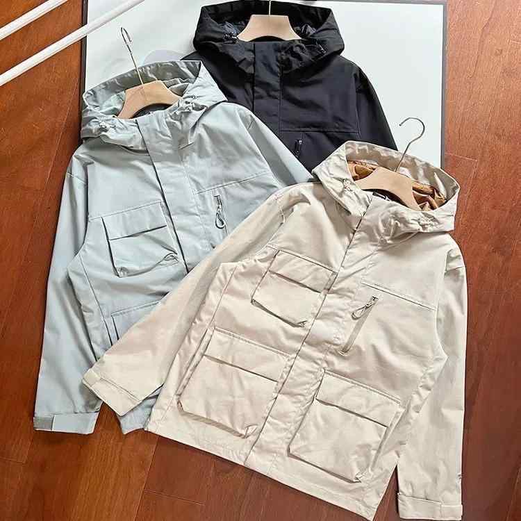 韓国からの注文男性用.防風性.防水.透湿性の高機能素材を使用した.アウトドア用の登山用衝撃衣ジャケット