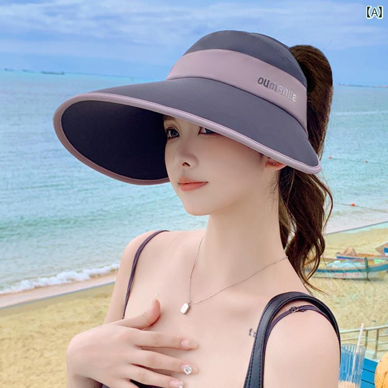 帽子 レディース サンハット 女性用 両面 サンハット 夏用 紫外線 防止 冷感 トップ 漁師 帽子大きい つばと大きい 頭囲の 日よけ キャップ