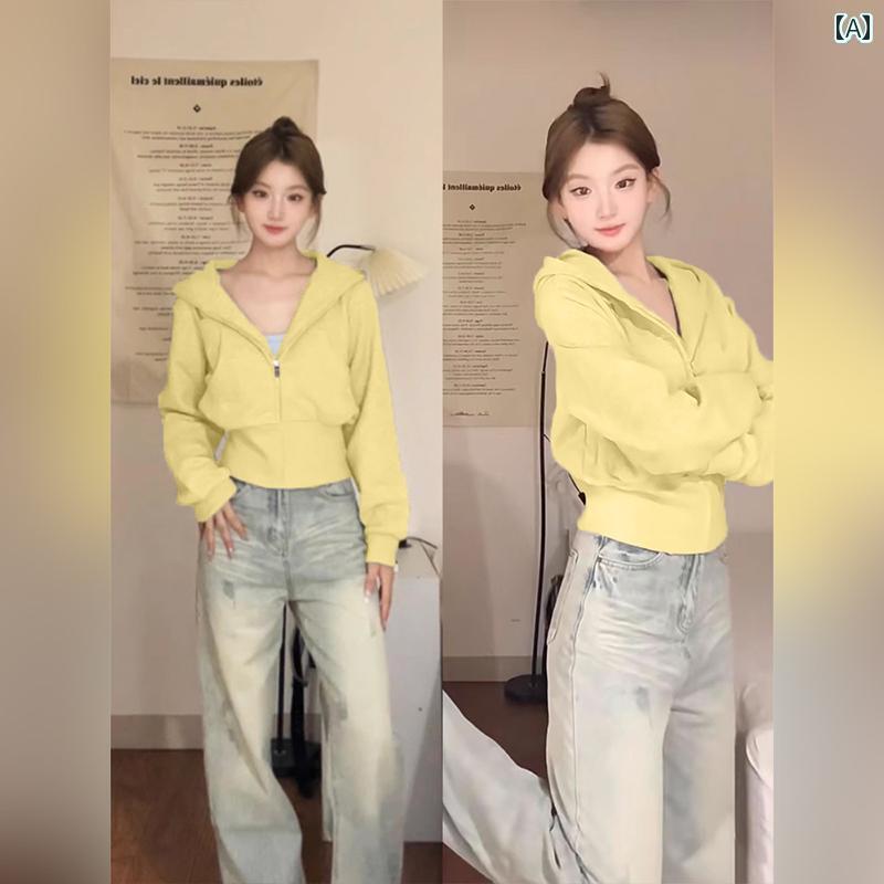 ニット レディース カーディガン ニット レディース カーディガン 春秋に 着る レディース 黄色の ショ..