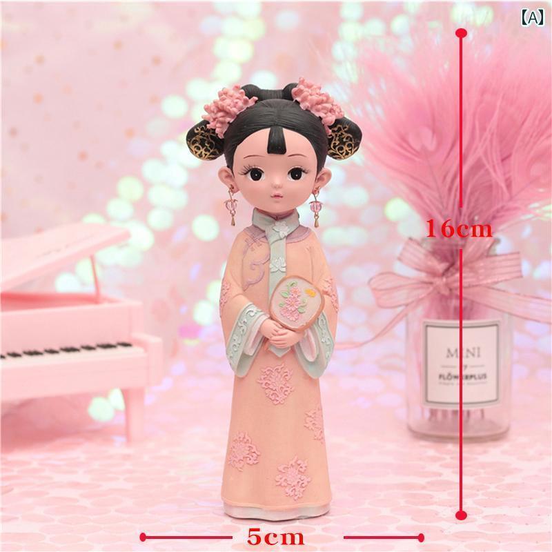 おもちゃ ホビー おもちゃ ホビー かわいい 故宮の 人形. お姫様. シルクの 置物. レトロの 人物.小さい 装飾品. 女の子らしい ナイトライト. トレン...