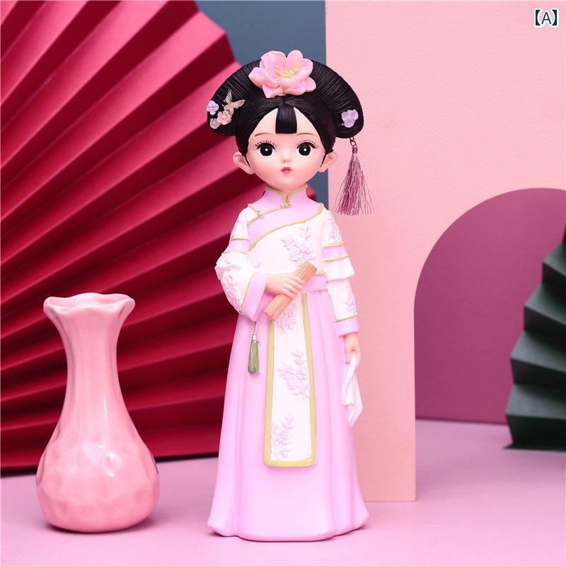 おもちゃ ホビー ギフト かわいい 人形 樹脂 レトロ 宮殿 スタイル 女の子 プリンセス 装飾 ガーリー 寝室