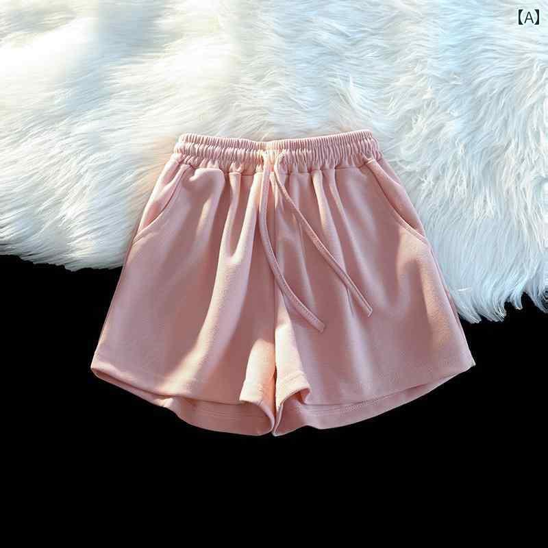 　ショートパンツ　ハーフパンツ 外出時の ショッピングに 着用 可能 ピンク ホワイトニング 女性用 カ..