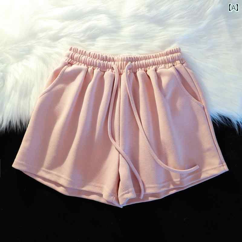 　ショート　ハーフ　パンツ　 外出時の ショッピングに 着用 可能 ピンク ホワイトニング 女性用 カジ..