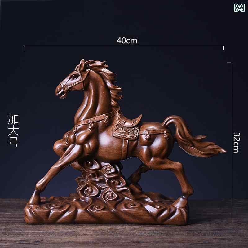 　ホビー　雑貨　装飾品 成功と 繁栄を 祈願 する 中国 十二支 馬 飾り 風 水 リビング ルーム ワイン キャビネット オフィス 書斎 装飾