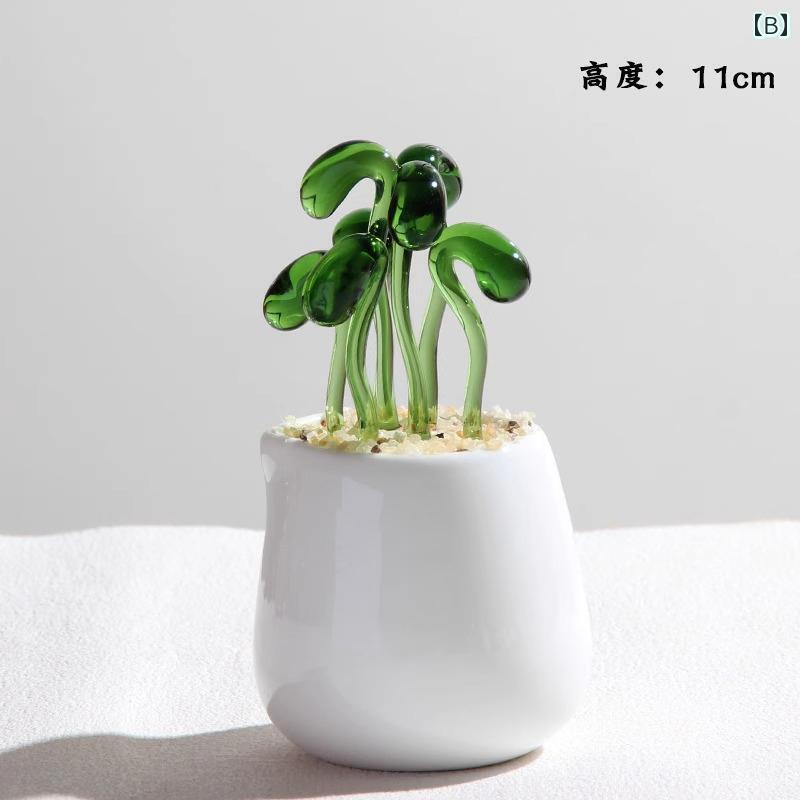 雑貨 装飾品 山東 省 淄 博 山の 彩 釉 装飾品 多 肉 植物 ギフト 装飾 デスク トップ ルーム リビング テレビキャビネット