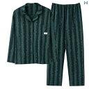 パジャマ レディース 上下 毛 人 綿 パジャマ 女性 25歳 春秋 高級 軽量 ストライプは 外出 着と して 新居 服 ズボン セット