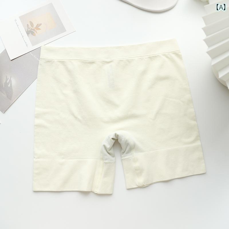 ボクサーパンツ 下着 ショーツ クール 感 アップ 丸まらず 下着 着用 不要 安全 パンツ シームレス ワンピース ボクサー レディース 露出 防止 大きいサイズ