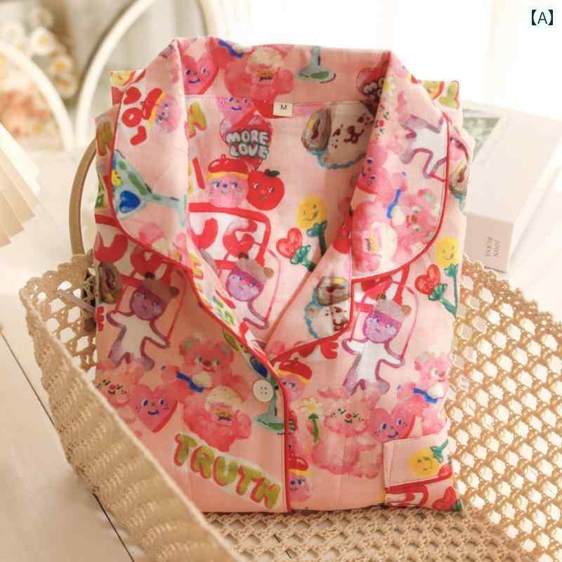 レディース　パジャマ　スウェット　上下 ドーパミン パジャマ 女性 2024 春秋 綿の 高級 レディース かわいい 薄手 スタイルは 外出 先で 着用 できる 家 服