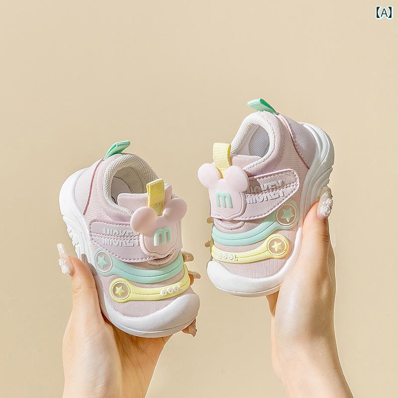 赤ちゃん　靴　シューズ 春秋 幼児の 女の子向け スタイル 013歳の 子供向け 柔らかい 底と 滑り止め 男の子向け 春の ベビー シューズ
