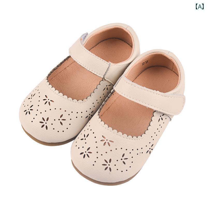 ベビー　シューズ　かわいい 1 ～ 5歳の 女の 赤ちゃんの プリンセス シューズ 春 ソフト ソール 幼児..