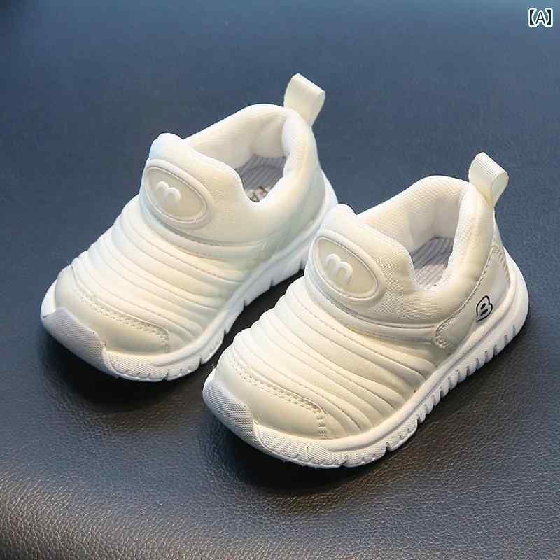 ベビー　シューズ　かわいい 春秋 男の子と 女の子 キャタピラー スポーツ シューズ 軽量 通気性 ベビ..