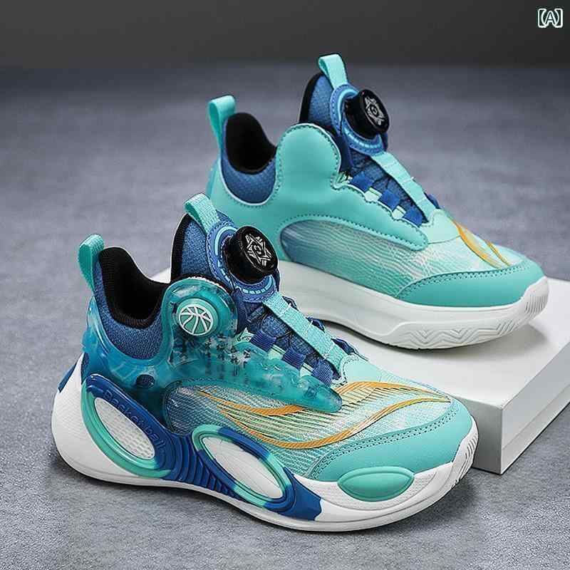 ベビー　シューズ　かわいい 安 塔 凌月 共同 男の子 靴 2025 春秋 子供の 運動靴 通気性 メッシュ 軽量 バスケットボール シューズ