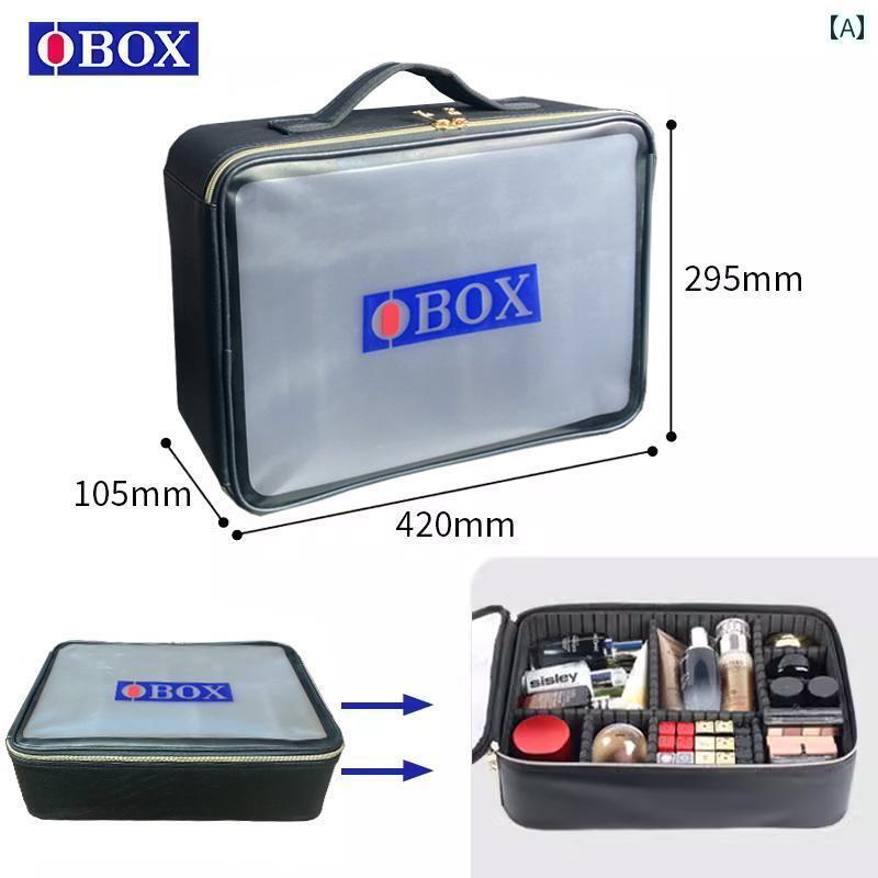 メイク　道具　セット　 OBOX プロ メイクボックス インナーボックス 特殊 メイク バッグ大容量 化粧 ..