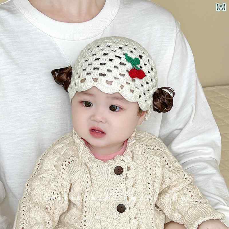 帽子　うさぎ耳　かわいい ベビー 帽子 春秋 スタイル 冬用 ウィッグ フォンタネル かわいい おしゃれ プリンセス ウール