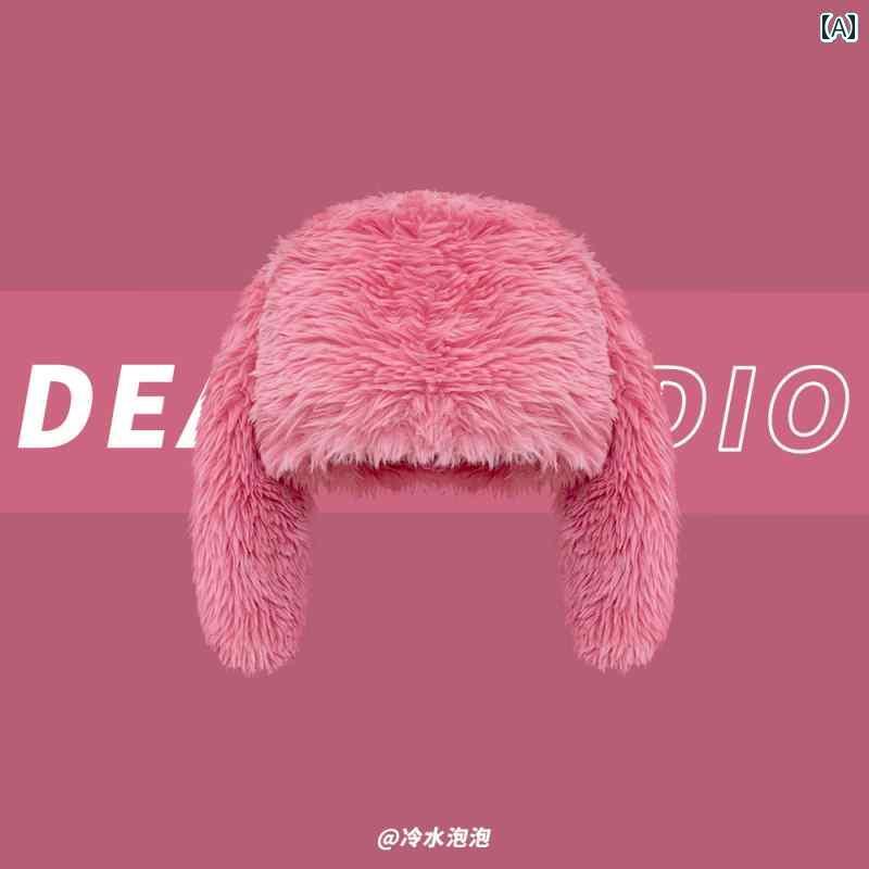 帽子　うさぎ耳　かわいい かわい