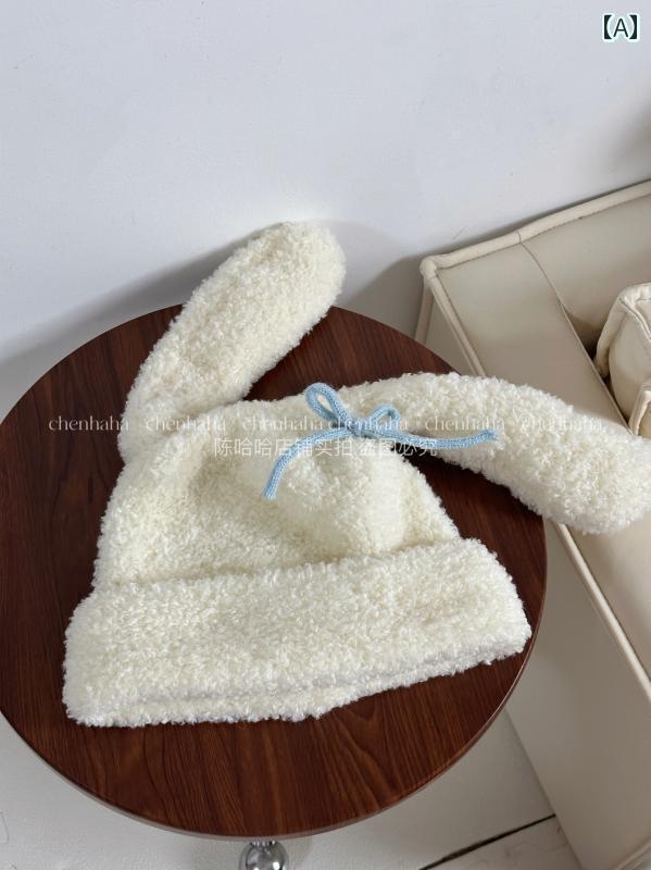 帽子 うさぎ かわいい 陳 哈 ウサギ 耳 帽子 秋冬 暖かい 防風 冬 保護 顔 小さい 雷 鋒