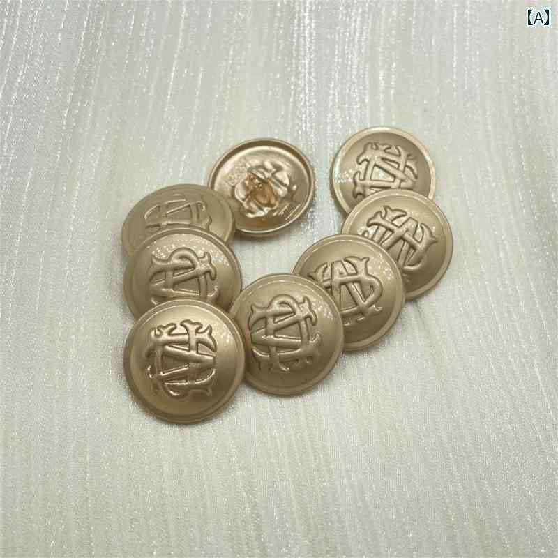 ボタン カジュアル アクセサリー 金属 手縫い ボタン コート ウィンドブレーカー カジュアル ジャケット 金 衣類
