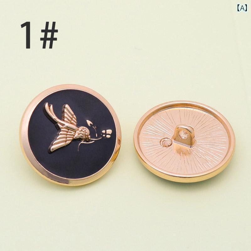 ボタン　カジュアル　アクセサリー ファッション 高級 ボタン ジャケット セーター コート ウール 装飾 丸型 金属