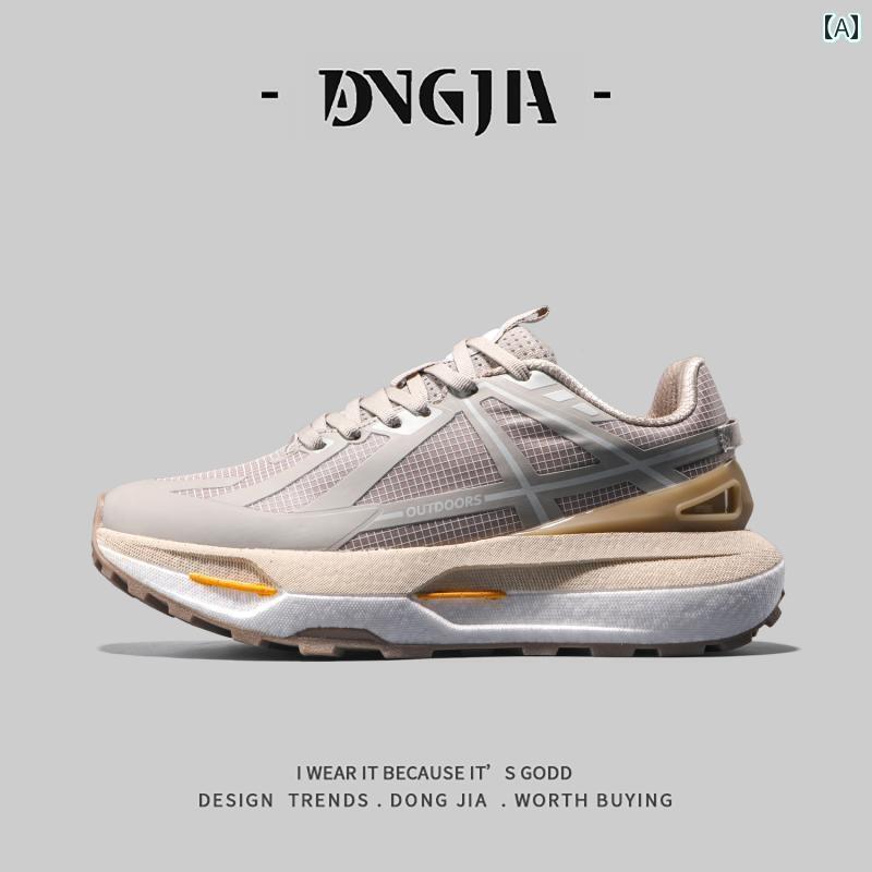 シューズ　ランニング　スポーツ 欧米 シングル スポーツ シューズ メンズ 軽量 ソフト ソール 通気性 アウトドア ハイキング カジュアル 滑り止め 耐摩耗 クロス カントリー ランニング