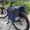 マウンテンバイク ホルダー バッグ 長 距離 厚手 マウンテンバイク 自転車 バッグ テールバッグ リア パニアバッグ / キャメル フレーム ラック サイクリ...