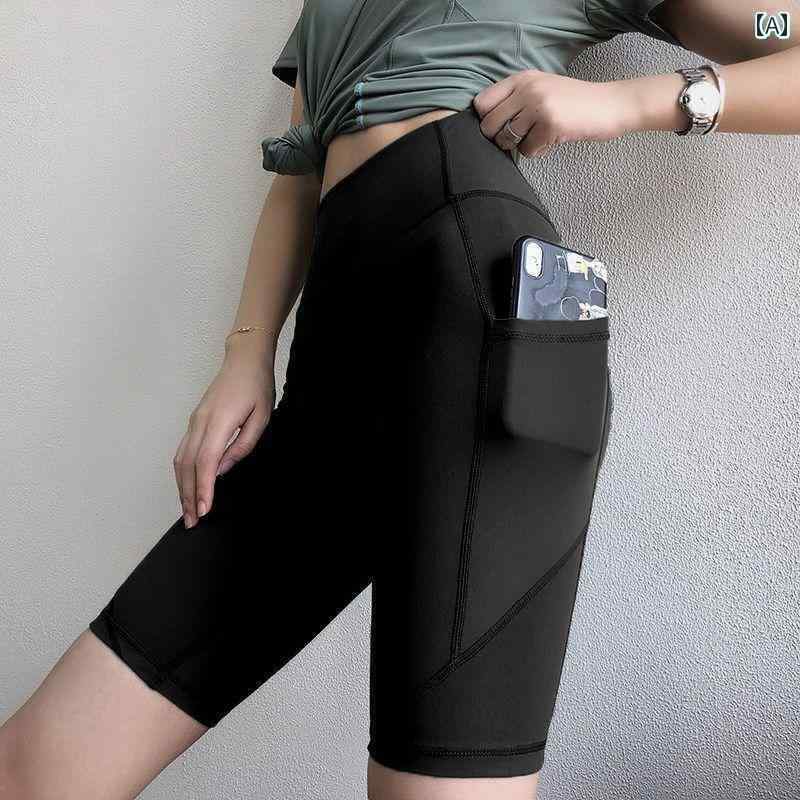 レディース　レギンス　シャーク ピーチ ヒップ リフティング スポーツ パンツ 女性用 5点 フィットネス 伸縮性 タイト ヨガ 速乾 ハイウエスト ランニング ショーツ 夏