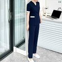 作業服 美容 医療 韓国 手洗い 服 女性用 スクラブ 手術 着 伸縮性の ある ナース スーツ 作業着 口腔 クリニック 医師 美容院