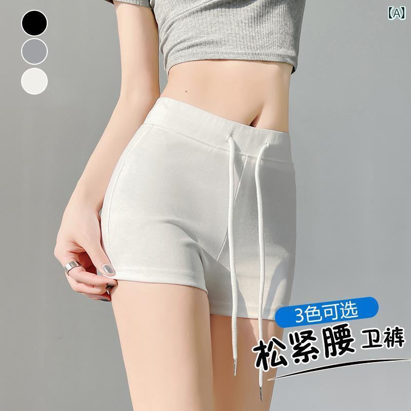 パンツ　スポーツ　ランニング 高 弾性 ラップ サイクリング タイト カジュアル パンツ レディース サマー アメリカン スタイル ショーツ フィットネス ヨガ ドローストリング スポーツ