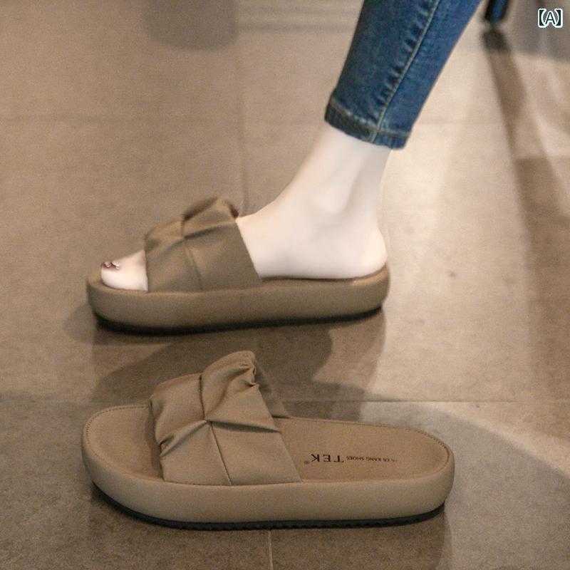 レディース　サンダル　スリッパ レディース アウトドア サンダル 2025夏 厚底 ビーチ フラットソール ..