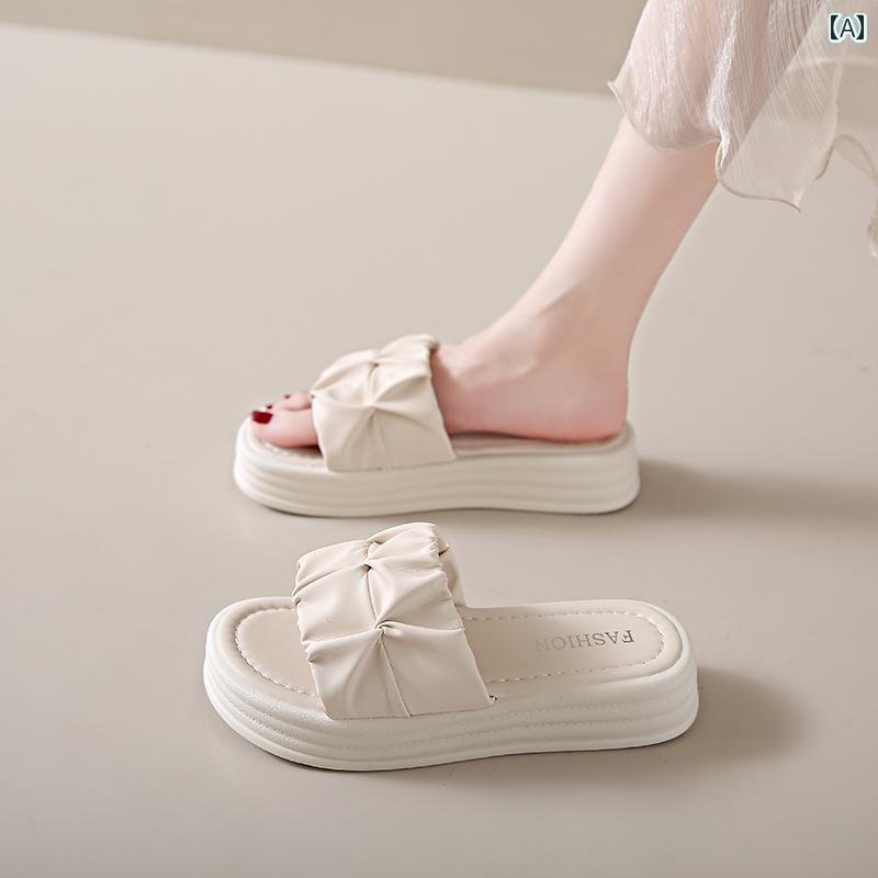 レディース　サンダル　スリッパ 34 小さい サイズ レディース 夏の 象徴の スリッパ 2025年の スカー..