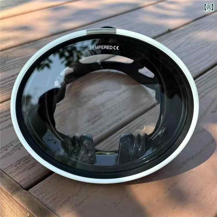 シュノーケリング　ゴーグル　スポーツ 広い 視野の ダイビング ゴーグル 大きい フレームの スキュー..