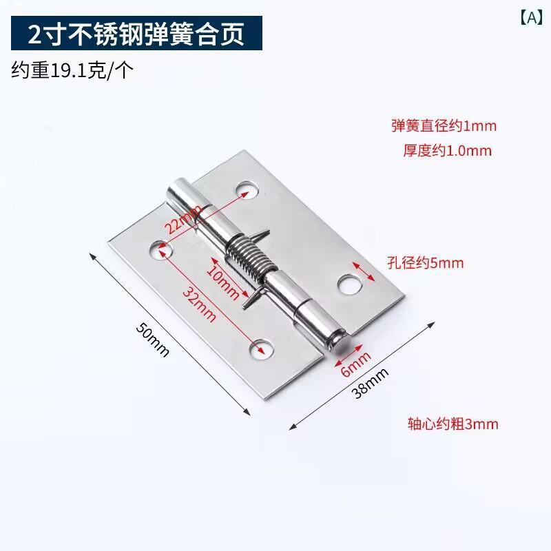 ヒンジ　ステンレス　ドア ステンレス スチール製 スプリングヒンジ ドア 閉鎖 装置 ねじり バネに よ..