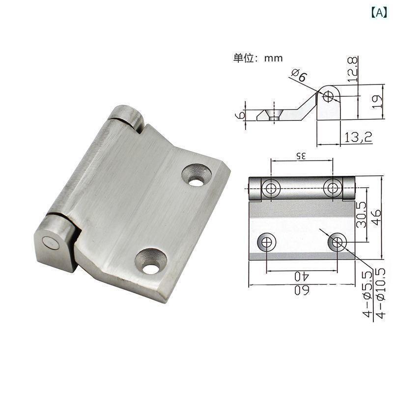 ヒンジ　ステンレス　ドア 304 ステンレス ヒンジ 拡大 厚 重厚 機械 設備 電気 キャビネット ドアヒン..