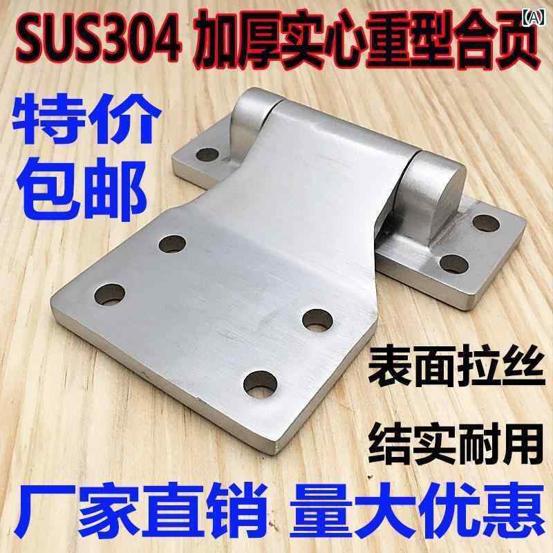 ヒンジ　ステンレス　ドア 厚く 拡大 304 ステンレスの 頑丈な ヒンジ 産業 機器の ドアの 耐 荷重 産..