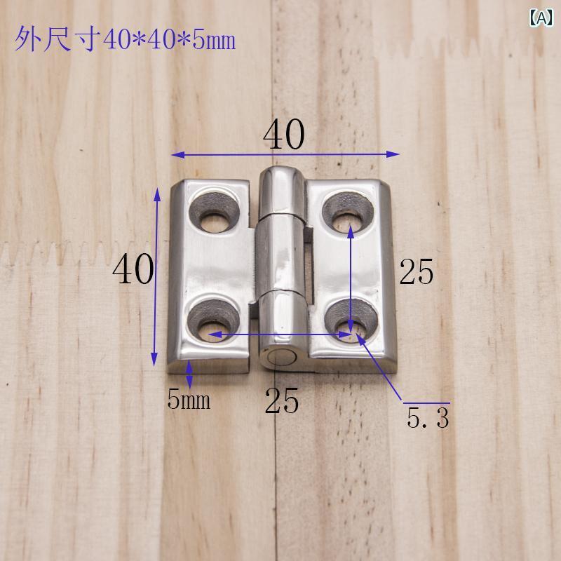 ヒンジ　ステンレス　ドア 316 / 304 ステンレスの 頑丈な ヒンジ 工業用 電気 機械 キャビネット 厚く..