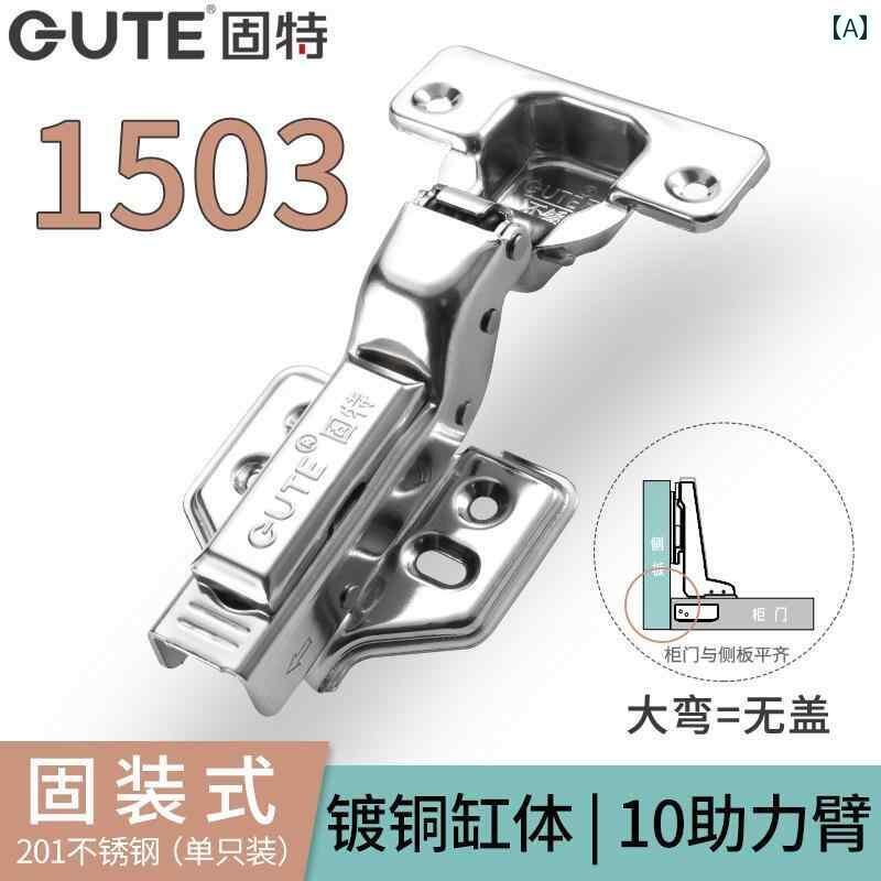 金具　取付　ヒンジ 優れた ヒンジ ダンピング バッファー 304 ステンレス 油圧 家具 キャビネット ド..