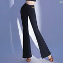 レディース エクササイズ パンツ CONNY コニー ブラック ダンス シェイプパンツ レディース モダン ラテン エアロビクス ミッドハイウエスト パンツ ス...