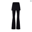レディース エクササイズ パンツ フェイク ツーピース ヨガ パンツ スカート レディース ハイウエスト ヒップ リフティング ダンス 小さい サイズ マイクロフレア ピラティス スポーツ フィットネス