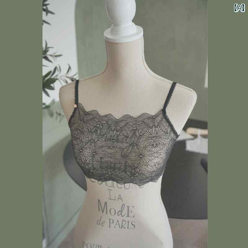 レース　キャミソール　トップス 上級の 大人 スタイルが 魅力的な 通勤用 フック レース 繊細 魅惑的 ..