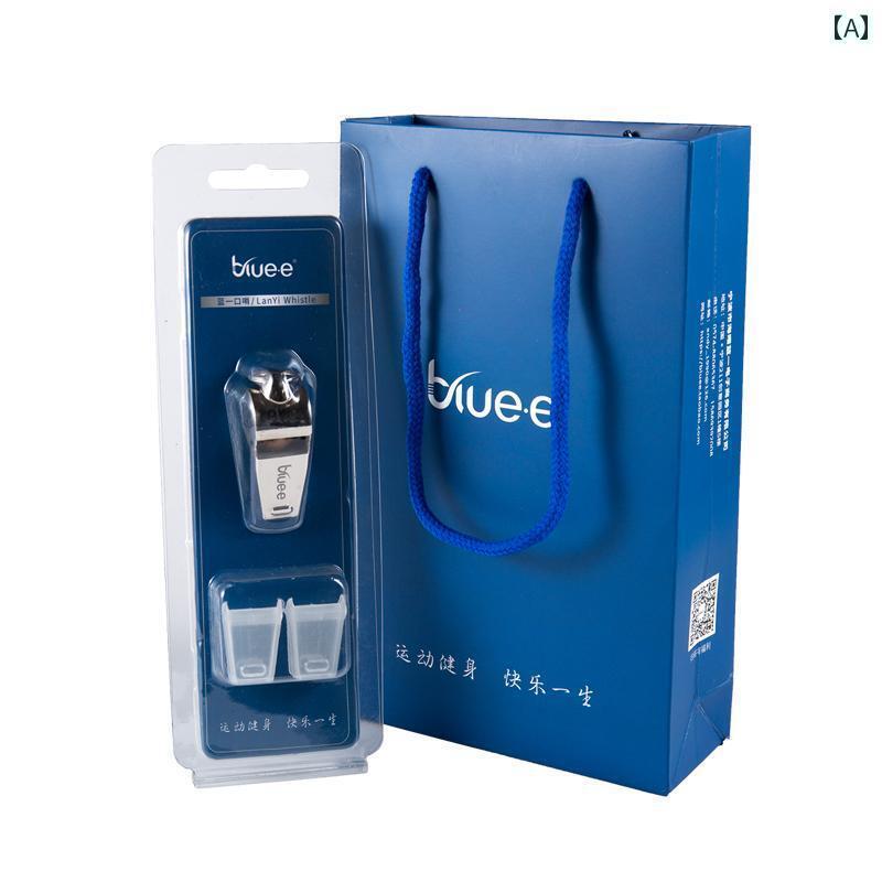 ホイッスル　審判　スポーツ BLUEE バスケットボール フットボール ホイッスル 銅製高 音量 審判 スポーツ コーチ セット 核 / 1103