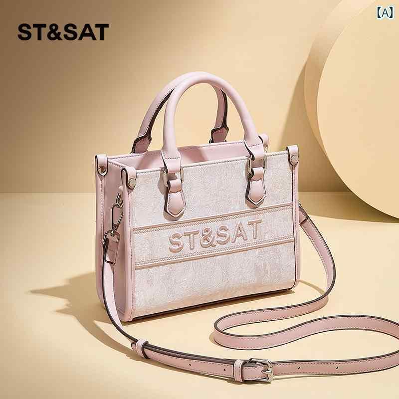 レディース　バッグ　ハンド サタデー バッグ レディース 2025 シングルショルダーバッグ クロス ボディバッグ 高級 刺繍 トートバッグ ハンドバッグ(4)