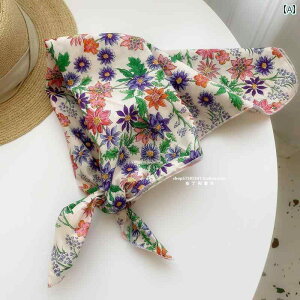 ターバン 帽子 スカーフ 自己 保存 綿 花柄の チェック 柄 カシューナッツの ヘッド スカーフ バンド 装飾 ネック シルクスカーフ 正方形の スカーフと して 使用 可能