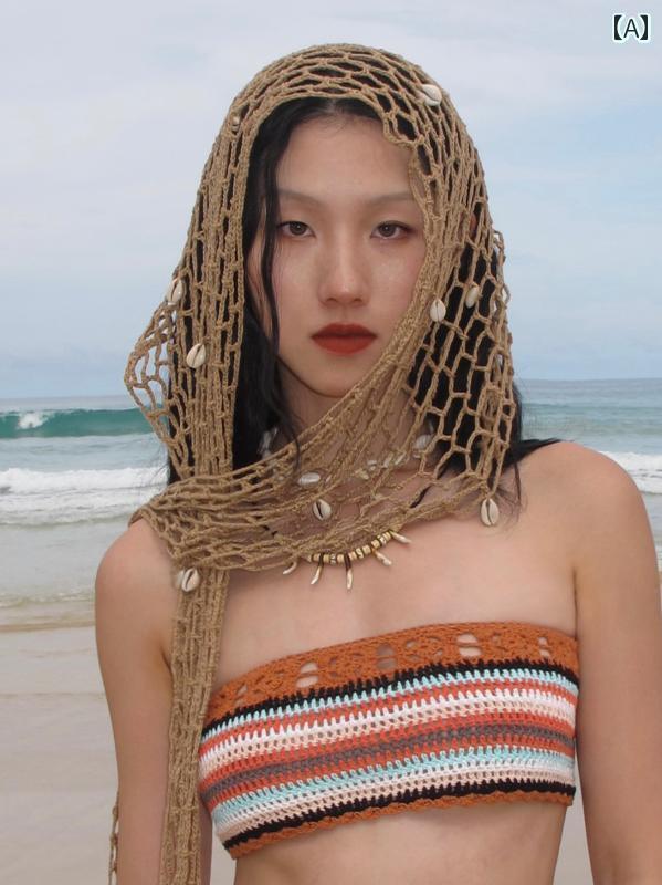 ターバン 帽子 スカーフ FireUp ウェイストランド スタイル 放浪 ヒッピー ハンド フック スカーフ シ..