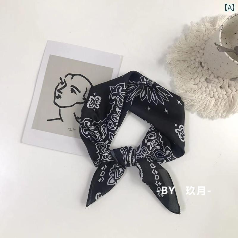 ターバン　帽子　スカーフ ヒップ ホップ 西 海岸 風 カシューナッツ ベルト 飾り ヘア ゴム 小さめ シ..