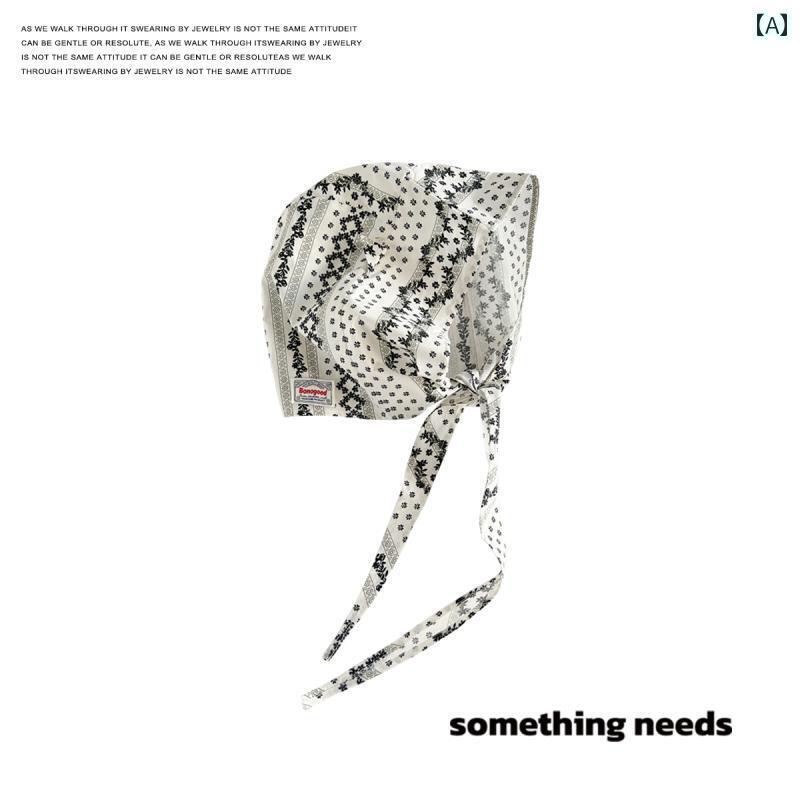 ターバン 帽子 スカーフ 鄭 百 湾の な 小 悪魔の クールで クールな 包 頭 帽子 花柄の カシュー バッグの 組み合わせ おしゃれな スカーフ