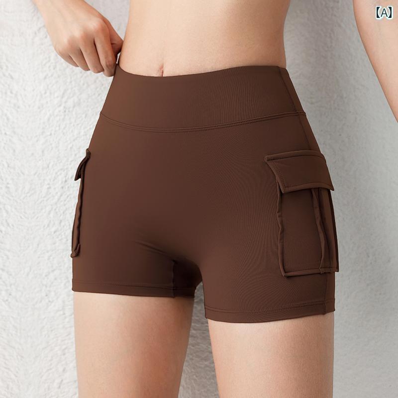 レディース　スカート　かわいい 2025 春夏 ポケット 付き フィットネスショーツ ハイウエスト ヒップ ..