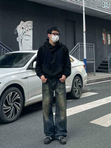 ストレート ジーンズ パンツ DAL ダーク ブルー ワイド レッグ ストレート ジーンズ メンズ 2025 春 レトロ ウォッシュ オールド ラスト パンツ ストレート ジーンズ パンツ DAL ダーク ブルー ワイド レッグ ストレート ジーンズ メンズ 2025 春 レトロ ウォッシュ オールド ラスト パンツ