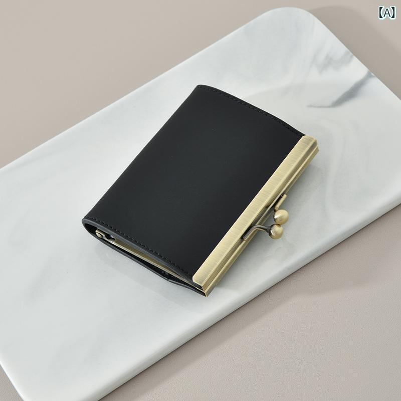 ルニア / ツリー 軟膏 オイル ワックス第一層 牛革 アコーディオン カードホルダー レトロ ゴールド クリップ 運転 免許証小銭入れ