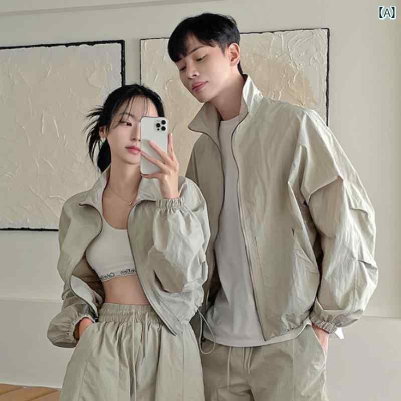 カップル　ユニセックス　ウェア Disoo カップル ウェア 2025 春夏 登山 ジャケット スーツ 作業着 日焼け防止